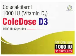 Vitamin D3 Capsules 1000 IU
