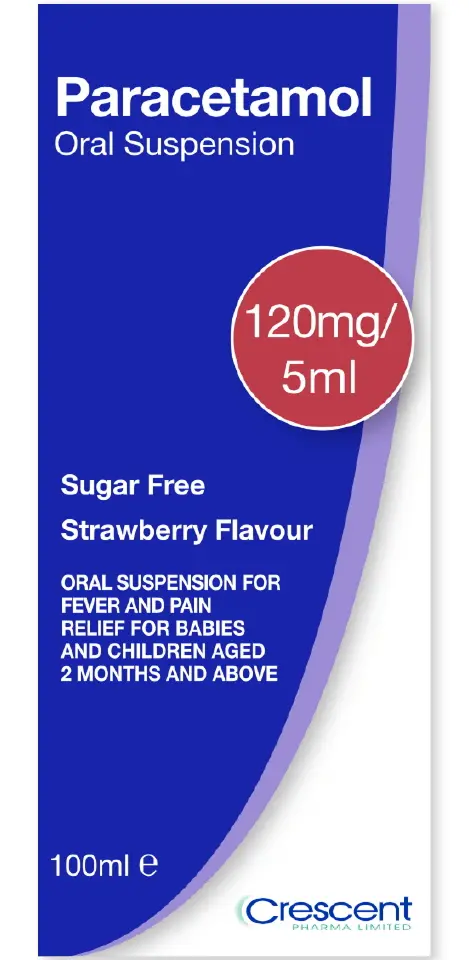 Paracetamol 120mg/5ml Liquid
