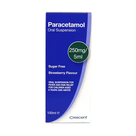 Paracetamol 250mg/5ml Liquid