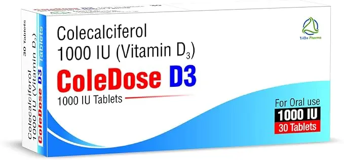 Vitamin D3 Tablets 1000 IU